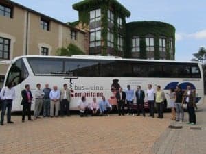 Edición pasada del Bus del Vino Somontano en San Julián. JLP.
