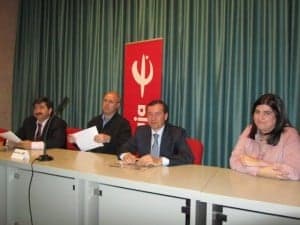 Firma del acuerdo en Monzón. JLP.