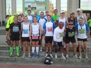 Delegación barbastrense en Barcelona.