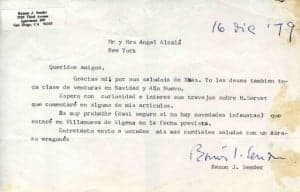 Carta de Sender.