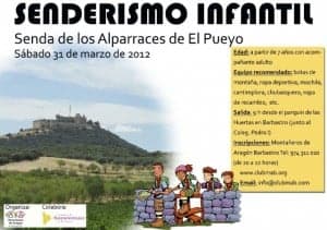 Senderismo infantil.