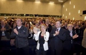 Valenciano e Iglesias en el Congreso. 