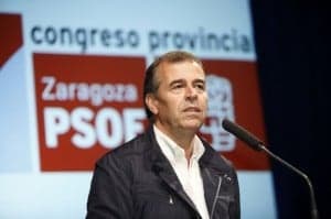 Cosculluela, presente en el 7º Congreso Provincial del PSOE de Zaragoza.