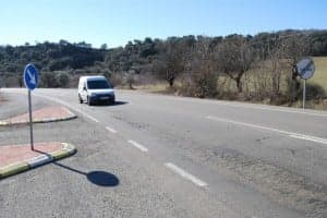 Carretera de El Grado. JLP.