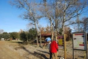 Inicio de la ruta de árboles singulares de El Grado. JLP.