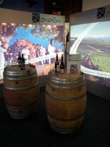 La Ruta del Vino Somontano en una feria. 
