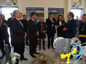 Visita a las instalaciones del gasoducto. JLP.