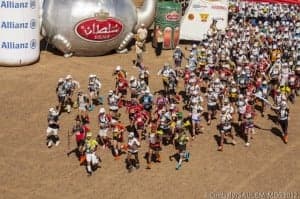 Salida de una etapa del Maratón. 