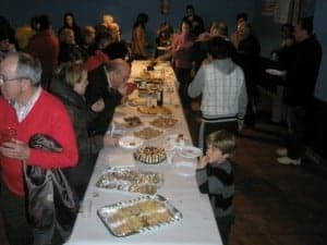 Postres y vinos presentados al concurso de Colungo. Javier Cavero.