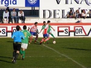 Partido ante Quinto. Ángel Huguet.