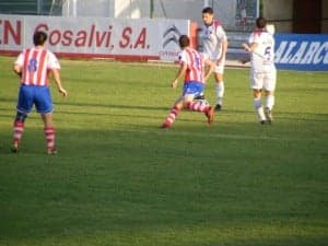 Partido de ida contra el Villanueva. Ángel Huguet.