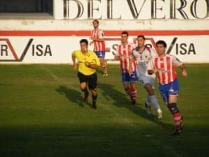 Partido ante el Villanueva. Ángel Huguet.