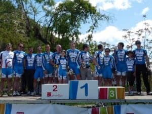 El Club Ciclista Barbastro fue el más numeroso. 