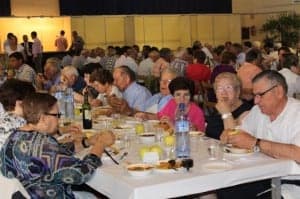 Comida de San Isidro en Monzón. 