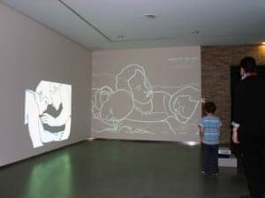 Exposición en la sala de la DPH.