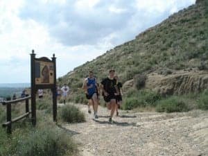 Carrera épica por el castillo. José María Ortas.