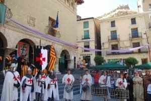 Recreaciones medievales en la pasada edición del homenaje. JLP.