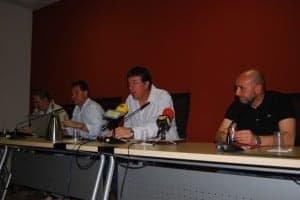 La ex junta directiva. José Luis Pano.