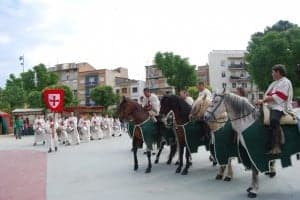 Tambores y jinetes templarios. JLP.