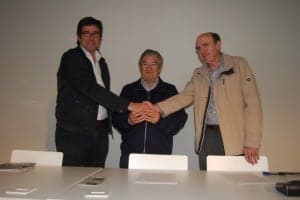 Paco Molina, Enrique Calvera y Felipe Sallán. José Luis Pano.