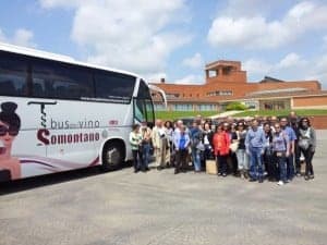 Foto de familia en Enate.