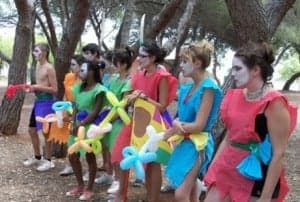Una de las actividades de tiempo libre. 