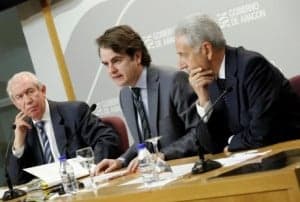 Los consejeros de la DGA. 