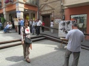 Los pintores en plena faena. José Luis Pano.
