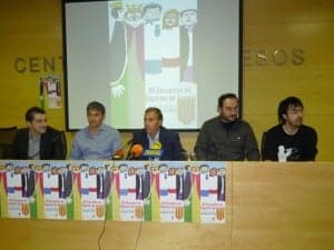 Presentación del encuentro de gigantes. 