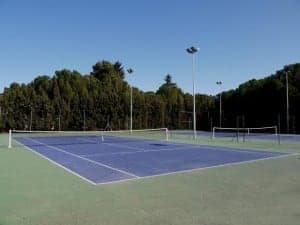 Pistas de tenis de Monzón. 