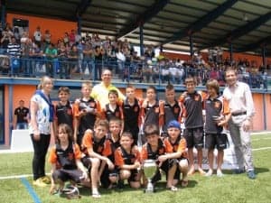 Los campeones del torneo. JLP.