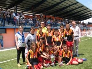 Uno de lo equipos vencedores. JLP.