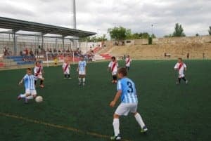 Partido de la final entre el Málaga y el Rayo. JLP.
