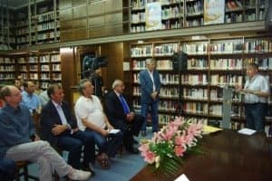 Navarro durante su intervención. JLP.