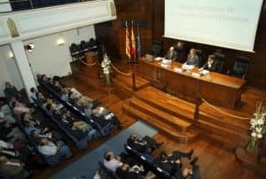 Rudi durante su ponencia. 