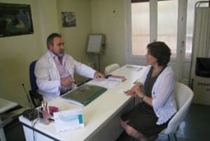 Consulta médica. 