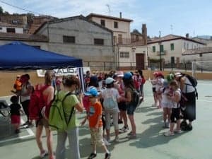 Los escolares en Estada.