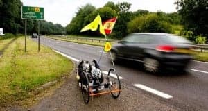 Diego por las carreteras de Inglaterra. 