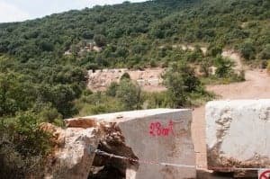 Mina por la que esta sancionada JETPROM en Peralta. Foto Ecologistas en Acción.