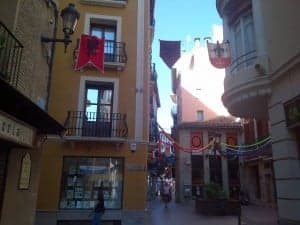 Decoración por las calles. 