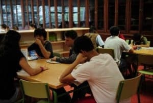 Estudiantes de idiomas. 