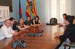 Reunión en el Ayuntamiento. 