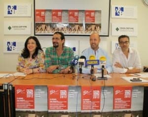 Representantes de BCA y Mariano Beroz, presidente de D.O. Somontano. NBC.