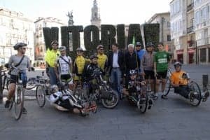 Salida en Vitoria. 