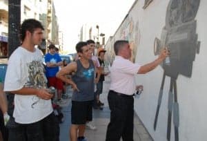 Graffiti en Monzón.