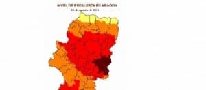 Zonas con elevado riesgo de incendio. 