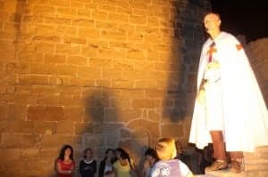 El actor explicó la presencia templaria. FJP.