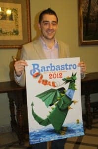 Iván Carpi presenta el programa de fiestas y el nuevo cartel. NBC.