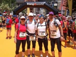 Club Atletismo Gran Hotel de Barabtro en el Trail Aneto 2012.