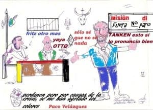 Viñeta: Paco Velázquez (Estada).